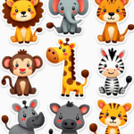 Animals & Wildlife - Sticker Sheet v11